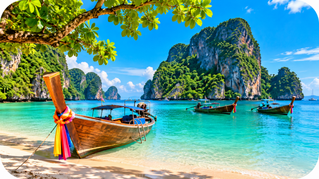 Thailand’s Turquoise Long-Tail Bay